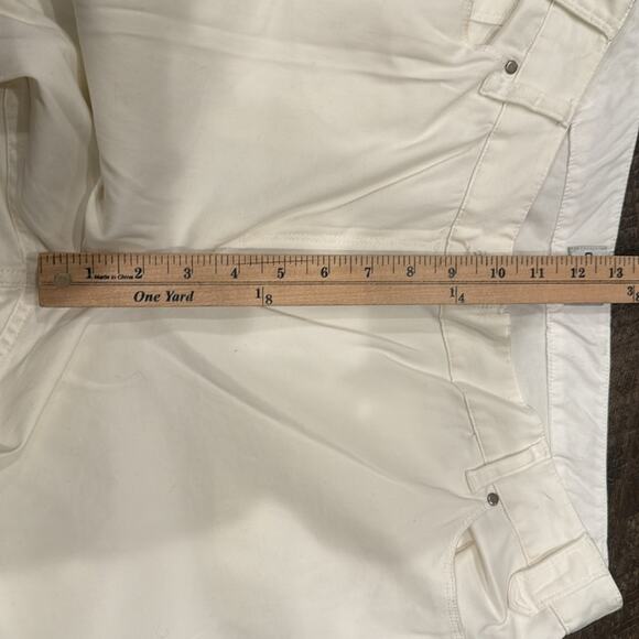 Chico's Women's Roll Up Cuff Capri Pants Off White Size 16 - Picture 4 of 8